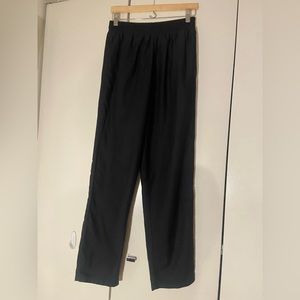 Djerf Avenue high waisted black linen pants